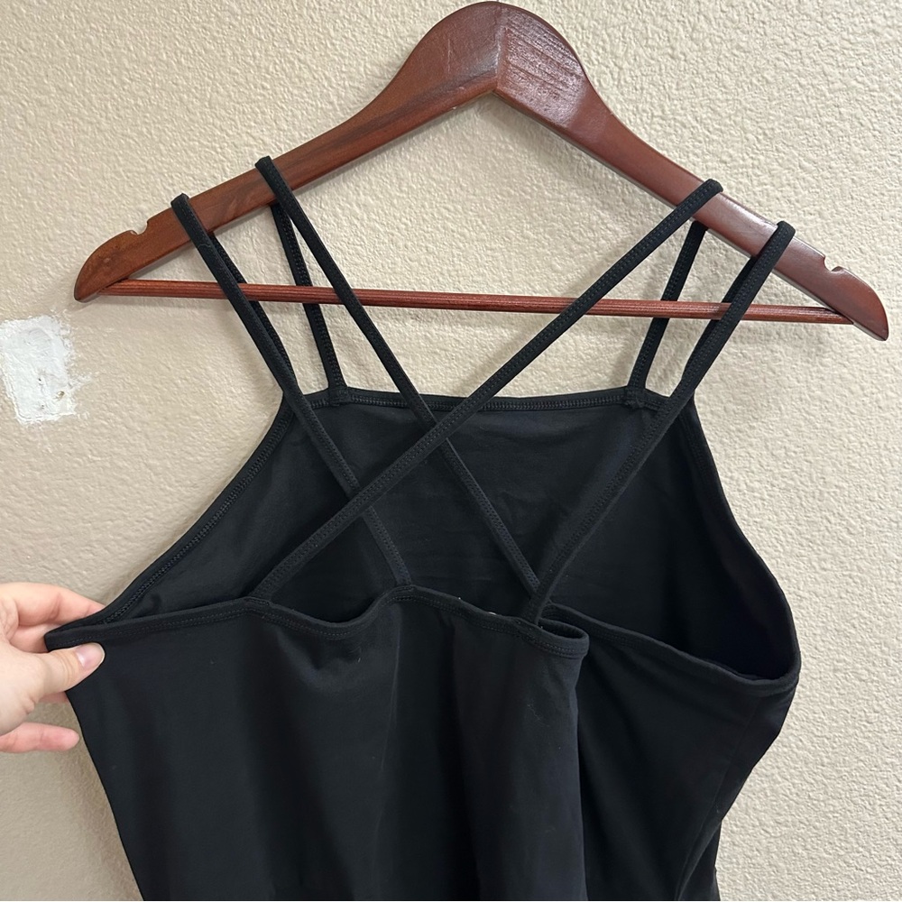 Pact Black Midi Dress with Double Straps - Picture 6 of 8